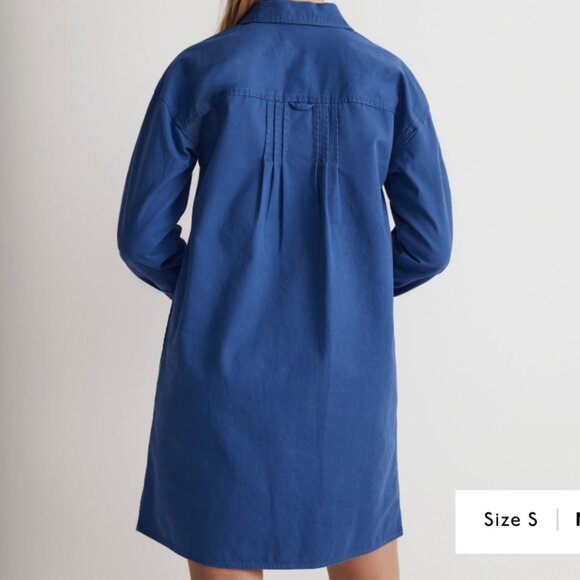 Madewell Mini Shirtdress in Bluestone | Size XXS - Picture 10 of 10